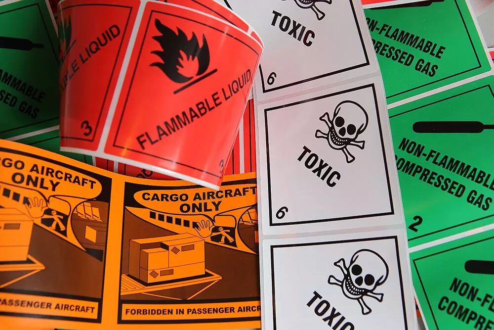 Warning diamonds